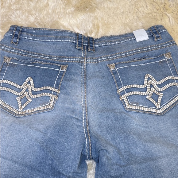 Maurices Light Blue Straight Leg Jeans - Picture 2 of 4